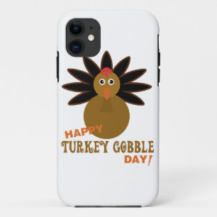 Happy Turkey Gobble Day Thanksgiving iPhone 11 Case