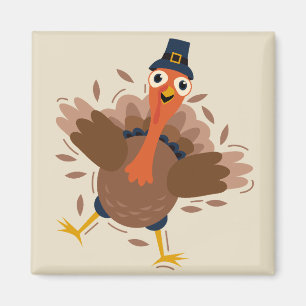Happy Turkey Magnet