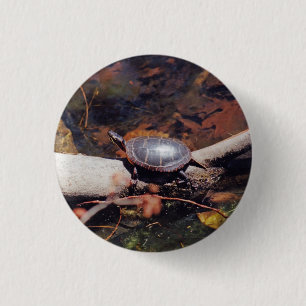 Happy Turtle 3 Cm Round Badge