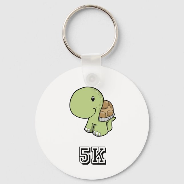 Happy Turtle 5K Key Ring (Front)