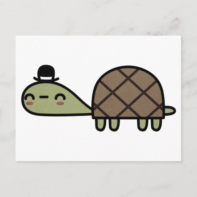 Happy Turtle Postcard (Front)
