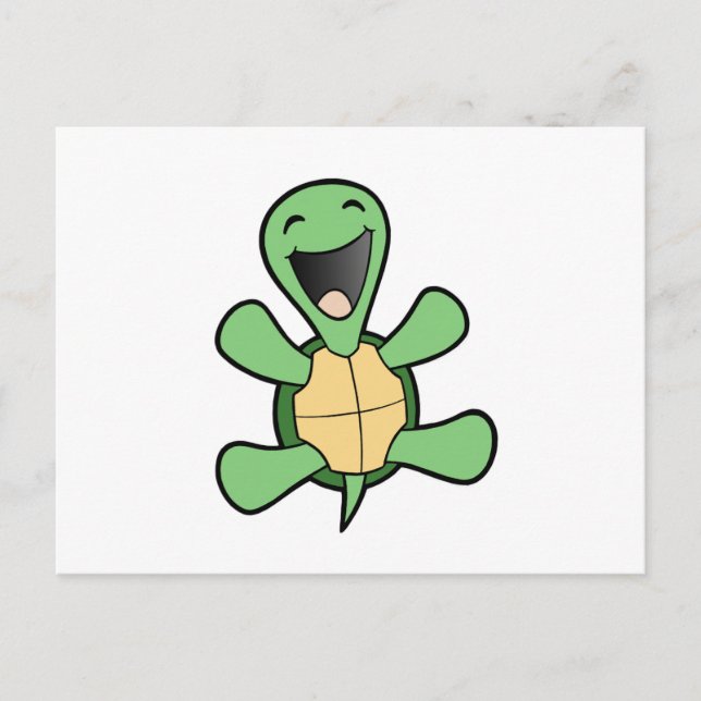 Happy Turtle Postcard (Front)