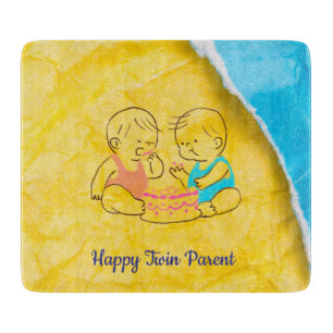 Happy Twin Parent Cutting Board