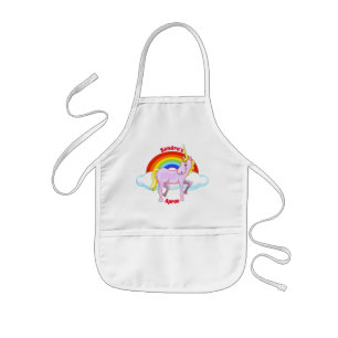 Happy Unicorn Children's Apron