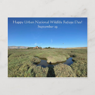 Happy Urban National Wildlife Refuge Day! Postcard