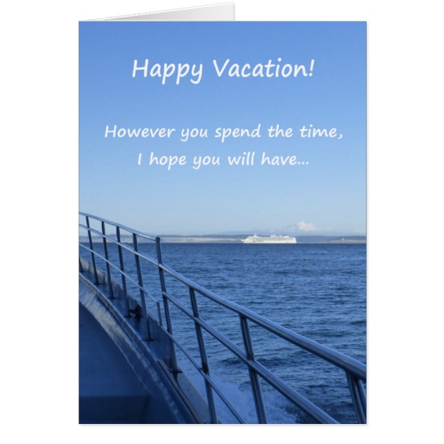 Happy Vacation! (Front)