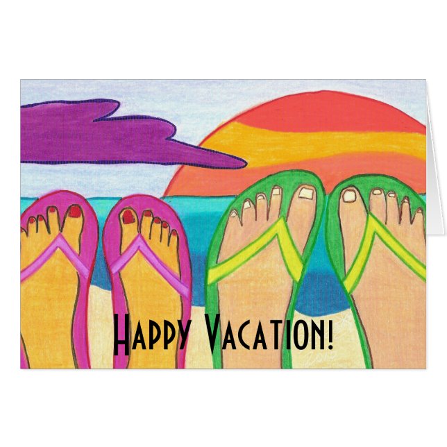 Happy Vacation! (Front Horizontal)