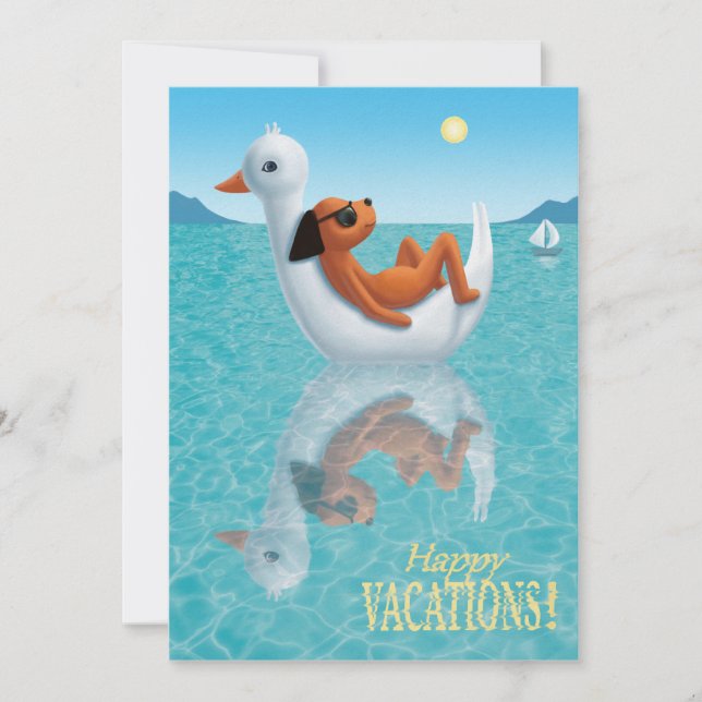 Happy Vacations! Holiday Card (Front)