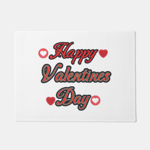 Happy Valenties Day for gift Doormat