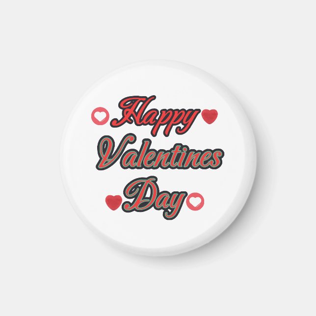 Happy Valenties Day for gift Magnet (Front)
