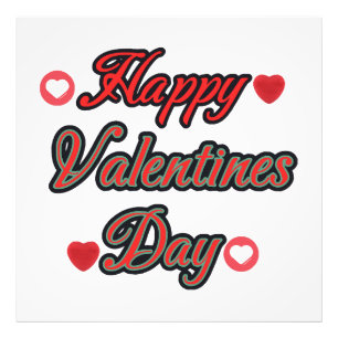 Happy Valenties Day for gift Photo Print