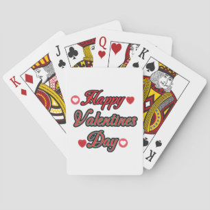 Happy Valenties Day for gift Playing Cards