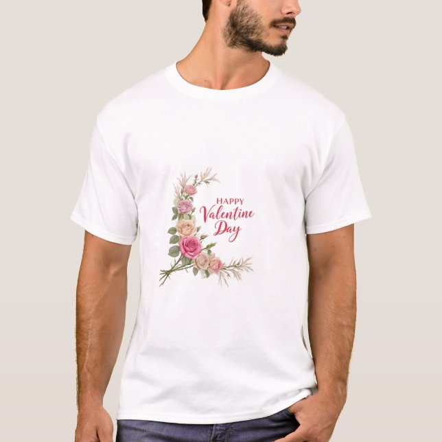 Happy Valentin Day T-Shirt (Front)