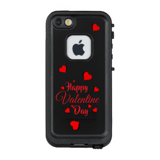Happy Valentine Day black LifeProof FRÄ’ iPhone SE/5/5s Case
