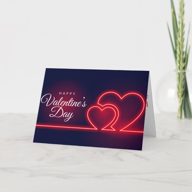 Happy Valentine day card (Front)