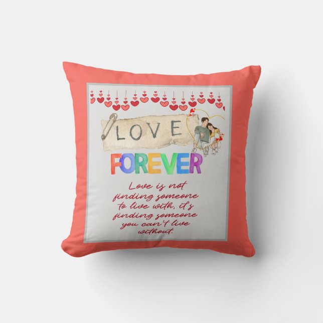 Happy Valentine Day Cushion (Front)