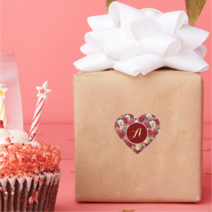 Happy Valentine Day Heart Sticker