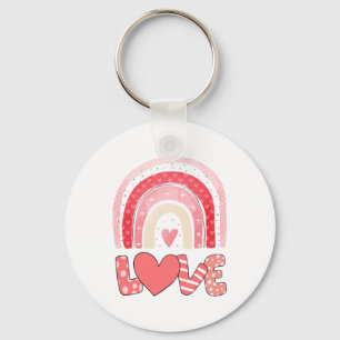 Happy Valentine Day With My Love Heart   Key Ring