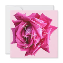 Happy Valentine hot pink rose floral boho glam
