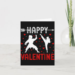 Happy Valentine - Martial Arts Taekwondo Card