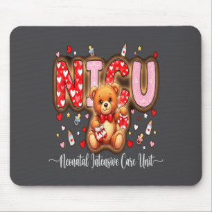 Happy Valentine Nurse Nicu Valentines Day Shirt Nu Mouse Pad