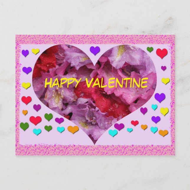 Happy Valentine Postcard (Front)