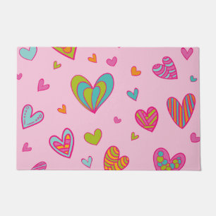 Happy valentine`s day 2023 With Heart Love    Doormat