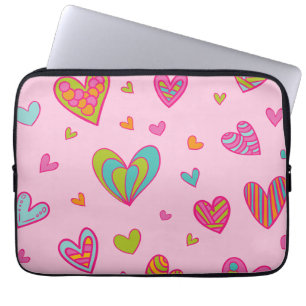 Happy valentine`s day 2023 With Heart Love Laptop Sleeve