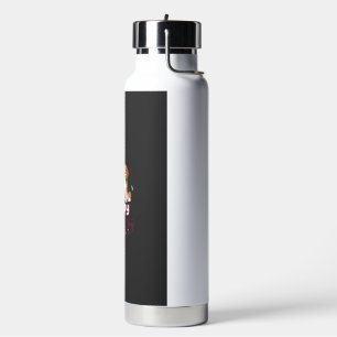 Happy Valentine’s Day Beagle Couple Water Bottle