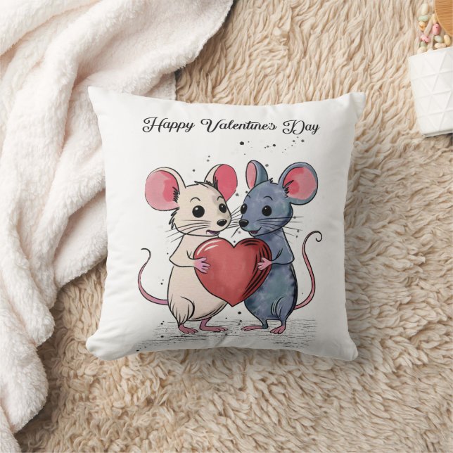 Happy Valentine’s Day Cushion (Blanket)