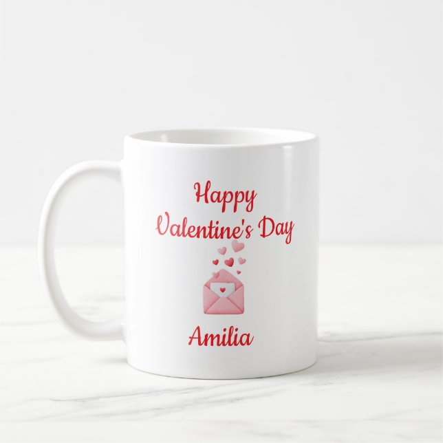 Happy Valentine’s Day Cute Love Mug (Left)