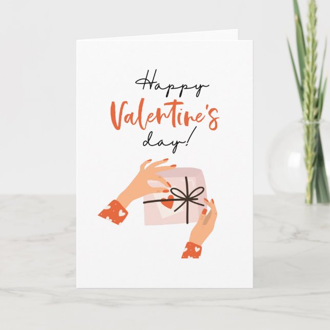 Happy Valentine’s Day Greeting Card (Front)