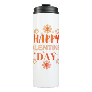 Happy Valentine’s Day Love Design Thermal Tumbler