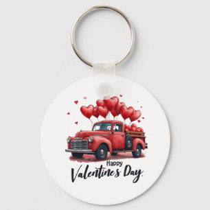 Happy Valentine’s Day Matching Couples Outfit Key Ring