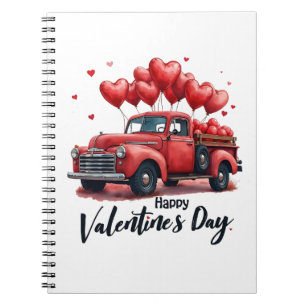 Happy Valentine’s Day Matching Couples Outfit Notebook