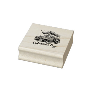 Happy Valentine’s Day Matching Couples Outfit  Rubber Stamp