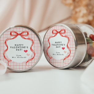 Happy Valentine’s Day Personalised Teacher Sticker