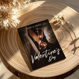 Happy Valentine’s Day Photo Romantic  Holiday Postcard