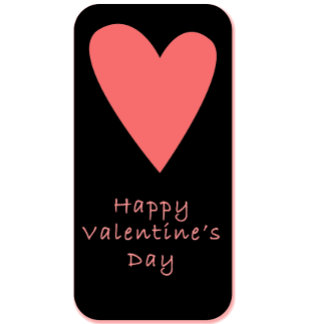 Happy Valentine’s Day Postcard | Pink Heart