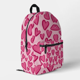Happy Valentine’s Day Printed Backpack