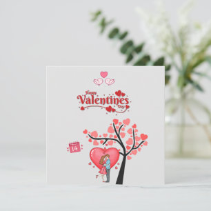 Happy Valentine’s Day – Romantic Couple Holiday Card