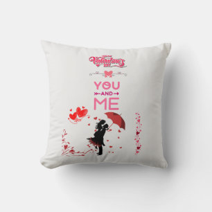 Happy Valentine’s Day – You and Me Romantic Love  Cushion