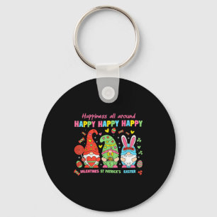Happy Valentine St Patrick Easter Happy Holiday Gn Key Ring