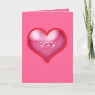 Happy Valentine's BFF Thank You Card