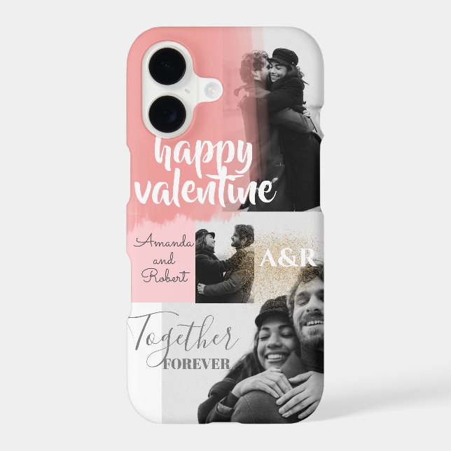 Happy Valentines Couple Photo (Back)