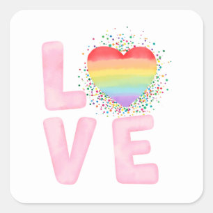Happy Valentine's Day 2023 Idea For Her Square Sticker