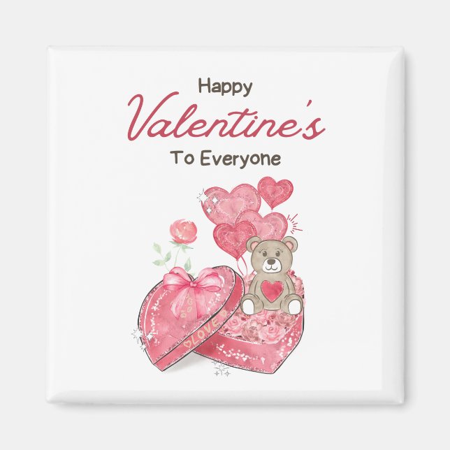 Happy Valentine's Day 2023 -Love Images Trendy    Magnet (Front)