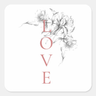 Happy Valentine's Day 2023 -Love Is Love Images   Square Sticker