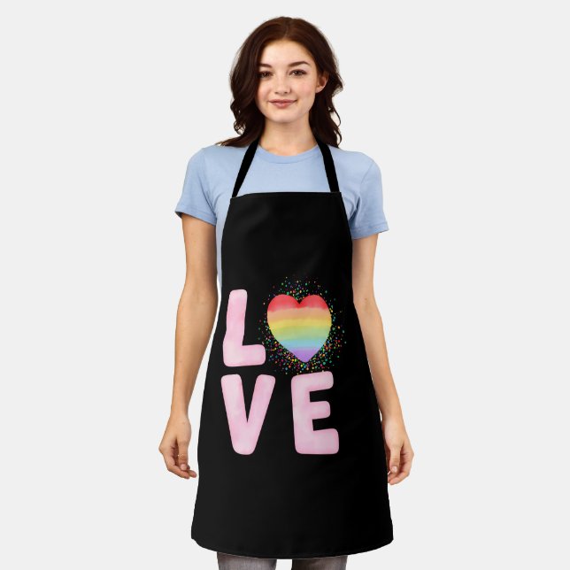 Happy Valentine's Day 2024 Idea For Her   Apron (Worn)