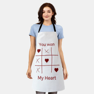 Happy Valentine's Day 2024 Ideas -You Won My Heart Apron